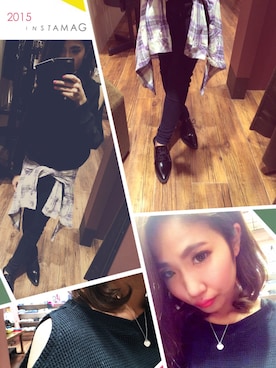 rinaさん（レディース・159cm）の冬コーディネート