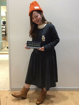 LBC STAFFさん（レディース・158cm）の秋コーディネート