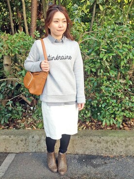LBC STAFFさん（レディース・158cm）の冬コーディネート