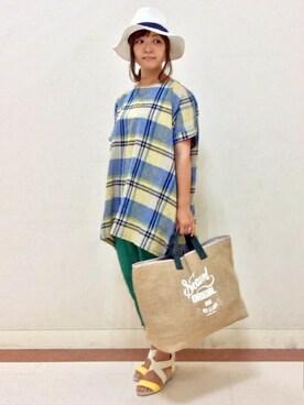 LBC STAFFさん（レディース・158cm）の夏コーディネート