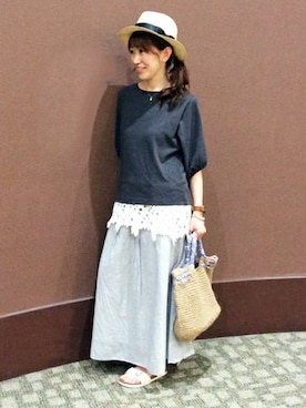 LBC STAFFさん（レディース・158cm）の夏コーディネート