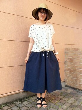 LBC STAFFさん（レディース・158cm）の夏コーディネート