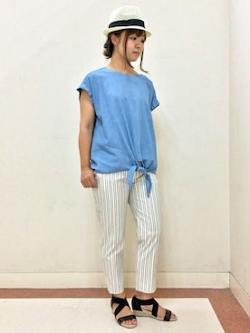 LBC STAFFさん（レディース・158cm）の夏コーディネート