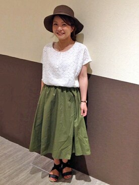LBC STAFFさん（レディース・158cm）の夏コーディネート