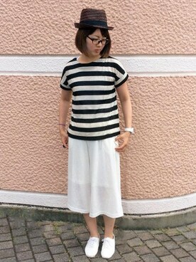 LBC STAFFさん（レディース・158cm）の夏コーディネート