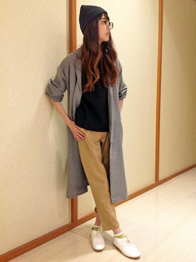 「LBC（エルビーシー）のアイテム（ブルゾン）」を使った、LBC STAFFさん（レディース・158cm）の秋コーディネート