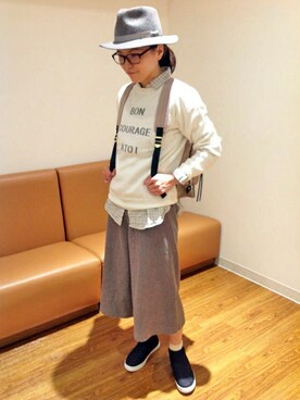 LBC STAFFさん（レディース・158cm）の秋コーディネート