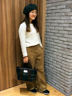 LBC STAFFさん（レディース・158cm）の秋コーディネート