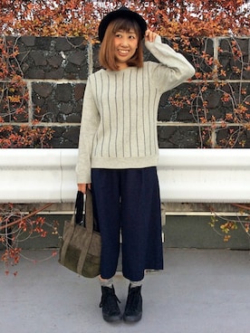 LBC STAFFさん（レディース・158cm）の冬コーディネート