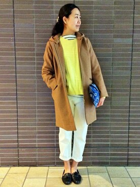 「LBC（エルビーシー）のアイテム（その他アウター）」を使った、LBC STAFFさん（レディース・158cm）の冬コーディネート