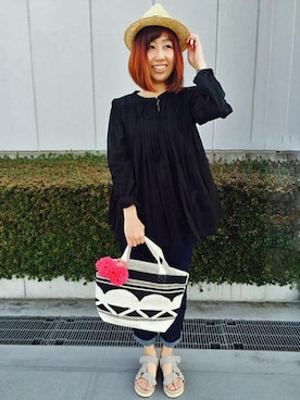 「クロップドパンツ」｜LBC STAFFさん（レディース・158cm）の春コーディネート