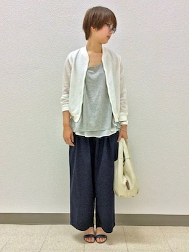 「LBC（エルビーシー）のアイテム（ブルゾン）」を使った、LBC STAFFさん（レディース・158cm）の春コーディネート