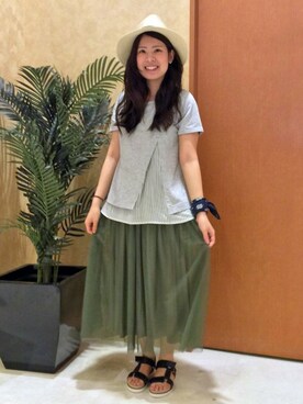 LBC STAFFさん（レディース・158cm）の春コーディネート