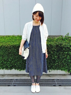「LBC（エルビーシー）のアイテム（ブルゾン）」を使った、LBC STAFFさん（レディース・158cm）の春コーディネート