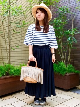 LBC STAFFさん（レディース・158cm）の夏コーディネート