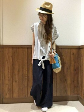 LBC STAFFさん（レディース・158cm）の夏コーディネート