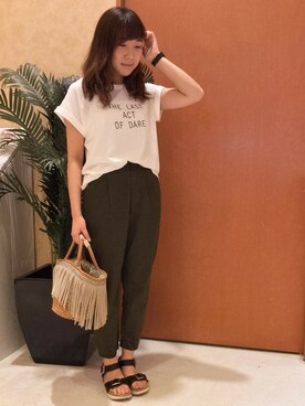 LBC STAFFさん（レディース・158cm）の夏コーディネート