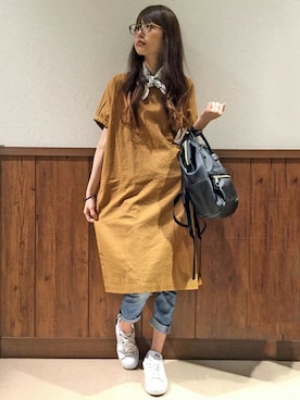 「LBC（エルビーシー）のアイテム（財布/小物）」を使った、LBC STAFFさん（レディース・158cm）の夏コーディネート