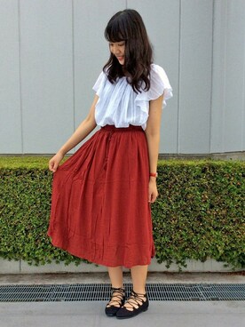 LBC STAFFさん（レディース・158cm）の夏コーディネート