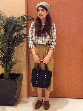 LBC STAFFさん（レディース・158cm）の秋コーディネート