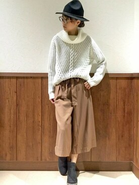 LBC STAFFさん（レディース・158cm）の秋コーディネート