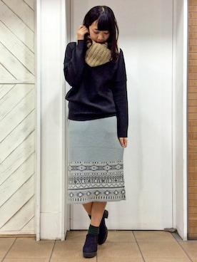 LBC STAFFさん（レディース・158cm）の冬コーディネート