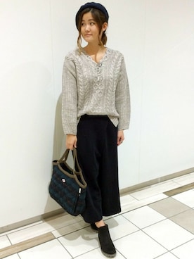 LBC STAFFさん(レディース・158cm)の冬コーディネート