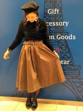 LBC STAFFさん（レディース・158cm）の冬コーディネート