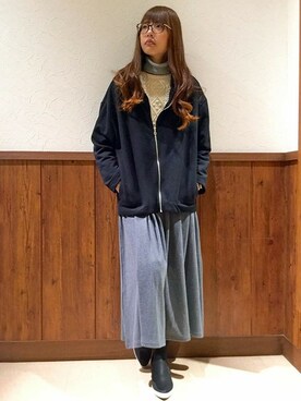 LBC STAFFさん（レディース・158cm）の冬コーディネート