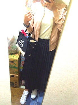 「Mistura（ミストゥーラ）のアイテム」を使った、めぐきちさん（レディース・164cm）の秋コーディネート