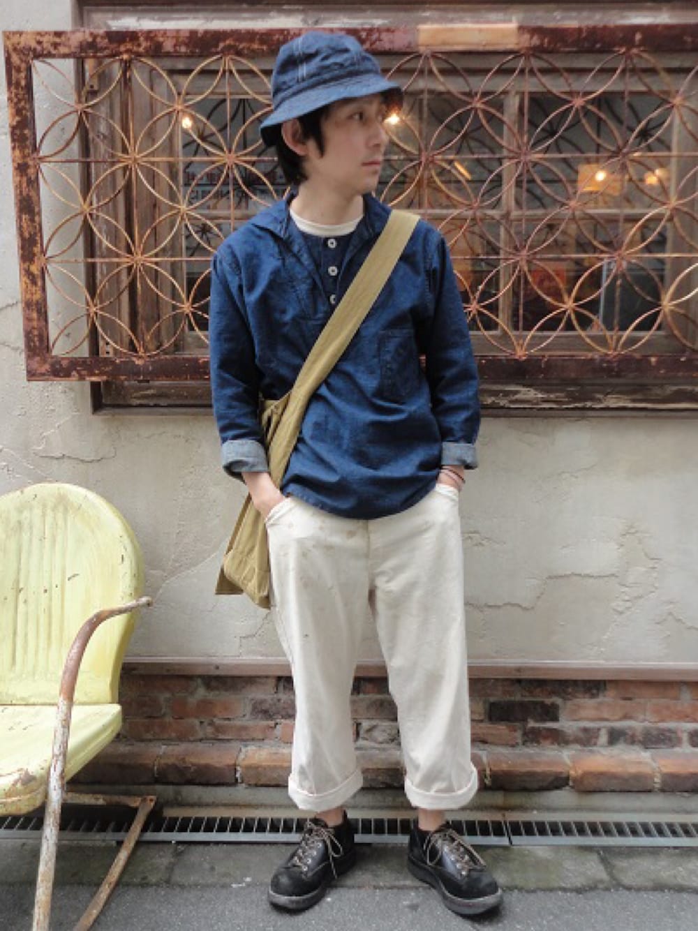 HELLER'S CAFEのデニムジャケットを使った人気ファッション