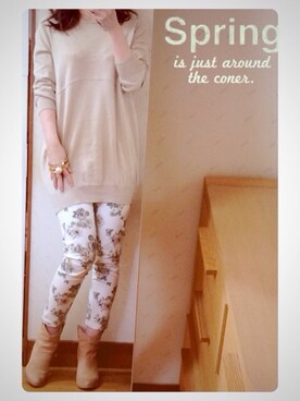 yaeさん（レディース・156cm）の春コーディネート