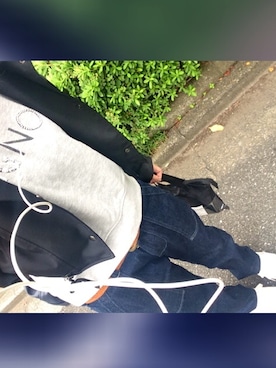 「エアジョーダン」｜「アイテム（ブルゾン）」を使った、gugugumeさん（レディース・155cm）の秋コーディネート