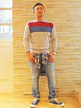 RAITOさん（メンズ・172cm）の春コーディネート