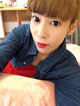 「イメチェン」｜「アイテム（口紅/リップティント/グロス）」を使った、ミーナさん（レディース・162cm）の冬コーディネート