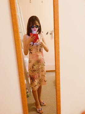 「MORGAN（モルガン）のアイテム（ワンピース/ドレス）」を使った、ミーナさん（レディース・162cm）の夏コーディネート