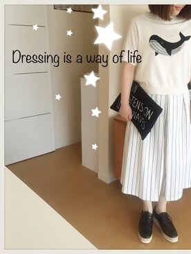 75さん（レディース・148cm）の春コーディネート