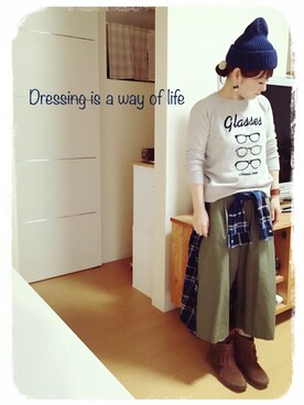 75さん（レディース・148cm）の秋コーディネート