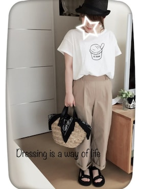 75さん（レディース・148cm）の春コーディネート