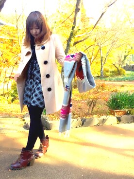 「KLEIN PLUS（クランプリュス）のアイテム」を使った、さんたんさん（レディース・150cm）の秋コーディネート