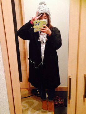 「モフモフニット」｜Mitsumoto Kisumiさん（レディース・153cm）の秋コーディネート