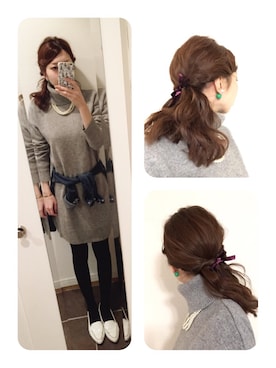 koooさん（レディース・160cm）の冬コーディネート