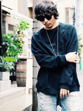 「NAKID」｜田中奨伍さん（メンズ・178cm）の秋コーディネート