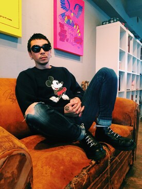 田中奨伍さん(メンズ・178cm)の秋コーディネート