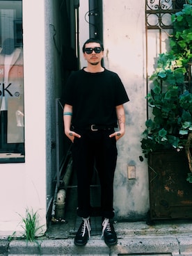 田中奨伍さん（メンズ・178cm）の夏コーディネート