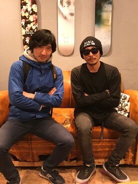 「LABRAT（ラブラット）のアイテム」を使った、田中奨伍さん（メンズ・178cm）の秋コーディネート