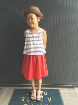 yuzu.moonさん（キッズ・110cm）の夏コーディネート