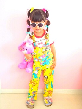 「vanavana（ヴァナヴァナ）のアイテム」を使った、ゆめるんさん（キッズ・100cm）の秋コーディネート