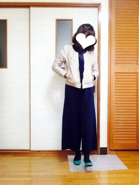 「DISCOAT（ディスコート）のアイテム（つなぎ/オールインワン）」を使った、おん  oさん（レディース・151cm）の冬コーディネート