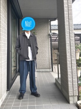 「マーチン」｜「アイテム（その他アウター）」を使った、あ ゆ むさん（メンズ・174cm）の秋コーディネート